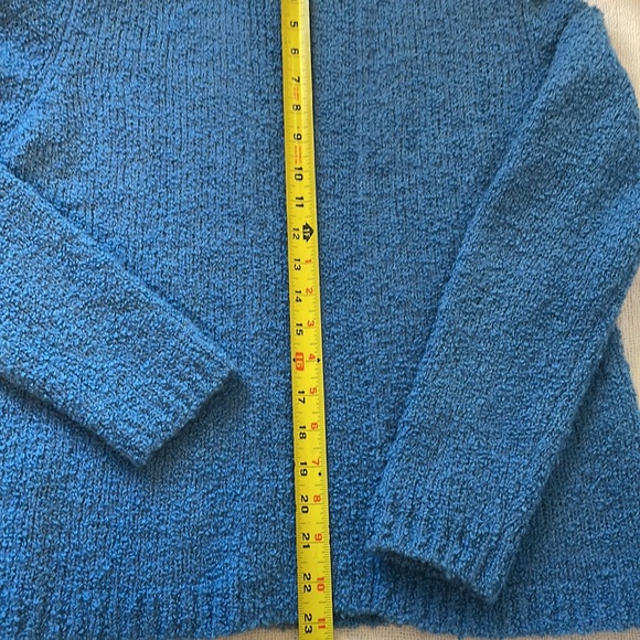 Susan Bristol Cardigan Vintage Wool Blend Boucle' Open Front Sweater, M - Picture 7 of 9